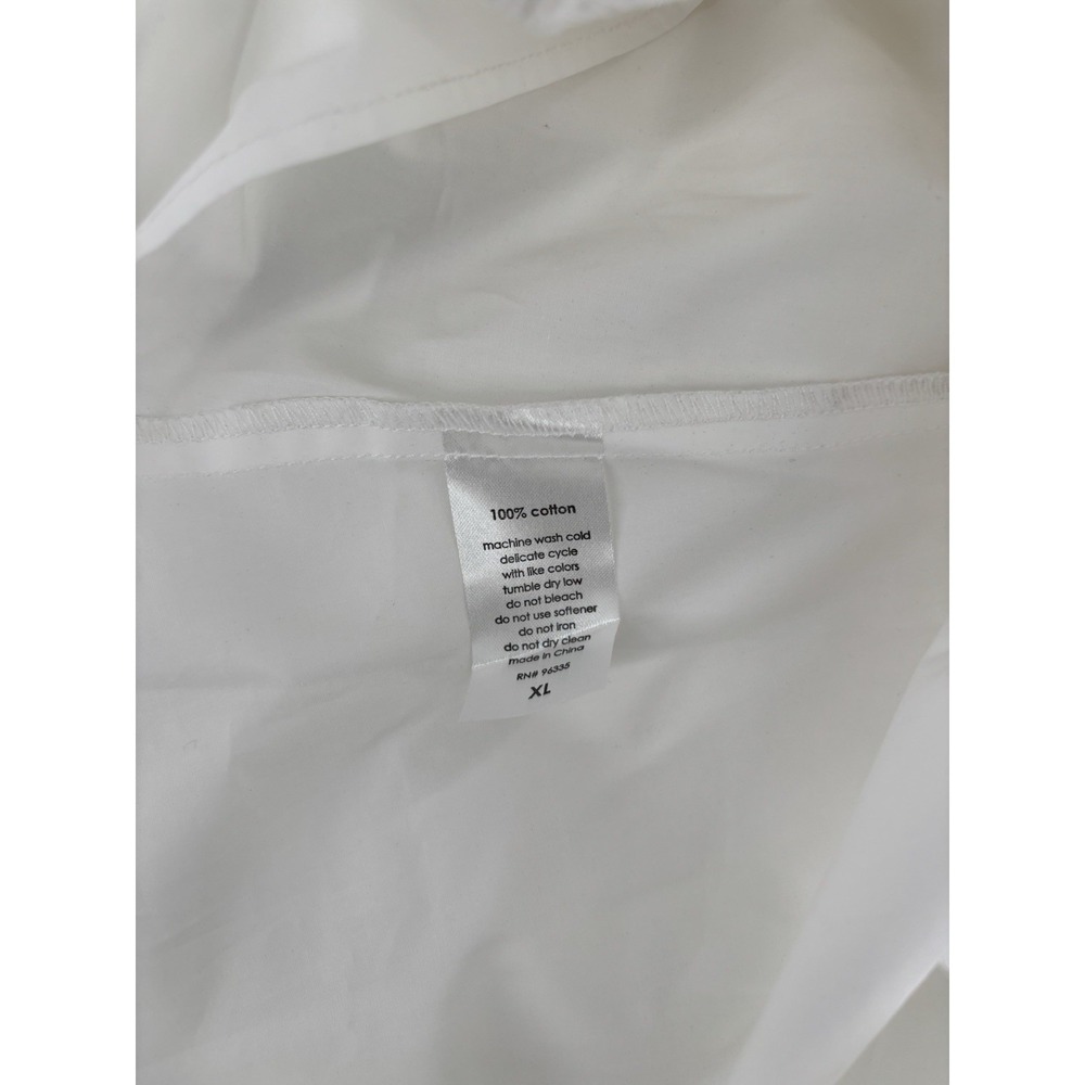 NWT Susana Monaco Poplin Square Wire Dress XL Lace Up Back Pockets Preppy $198 - Picture 10 of 12